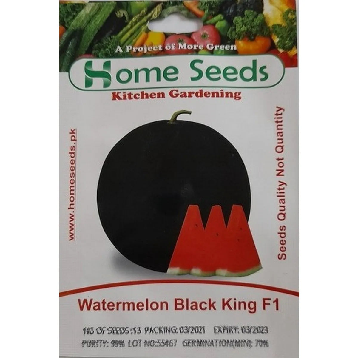 Seeds- Watermelon Black King F1 Hybrid